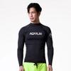 Mens UV Protection Rash Guard Long Sleeve Swim Top Snorkeling Surfing Diving Quick Dry Wetsuit Upper