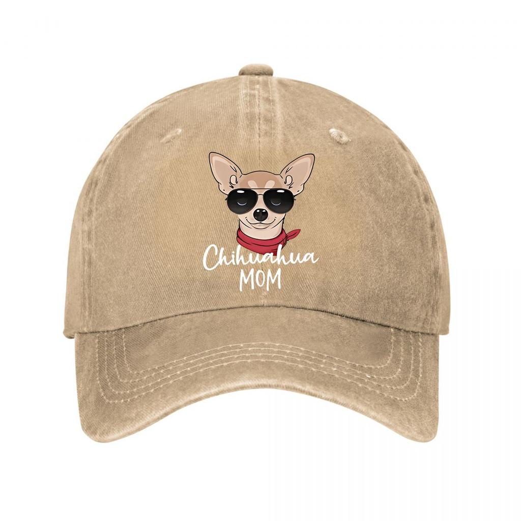 Berretto da Baseball Mamma Chihuahua Nuovo Berretto da Baseball in Cotone Lavato Vintage Cappelli da Sole Genitori Bambini