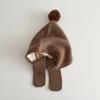 2-in-1 Children's Scarf Hat Striped Design Kids Warm Cap Knitted Hood Scarf  Children Autumn-Winter
