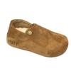 Cowhide version all-inclusive velvet warm lamb wool shoes, new autumn and winter one-pedal cotton shoes