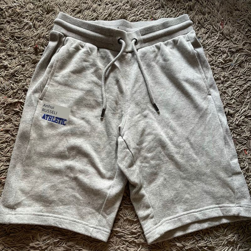 

Rus * Ell * Athleti * Casual Street Fashion Minimalist Sweatpants Shorts Light gray/paragraph C S