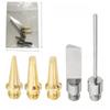 Original R Brand Gas Soldering Iron: 5-Piece Set with Pointed, Oblique, Flat, and Cutting Knife Tips