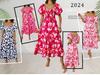 European and American Off-the-Shoulder Puff Sleeve A-Line Summer Dress for Women