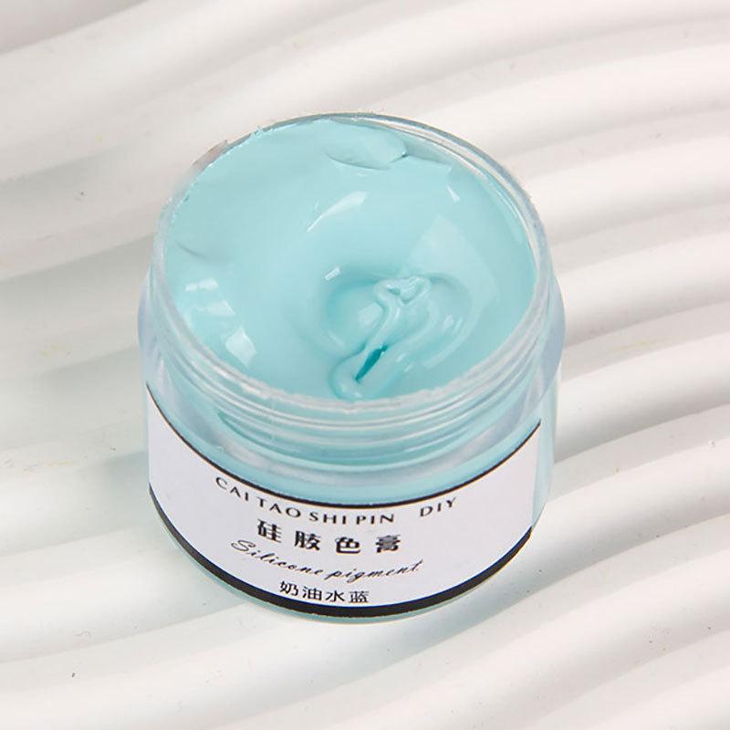 30g Silicone Color Paste Shiny Oily Macaron Paint Manual Diy Pinching AB Silicone Coloring