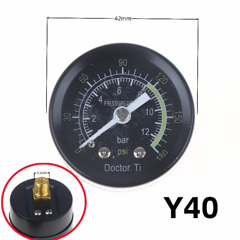 1Pcs Metal 0-25Bar 0-10Bar 0-12Bar Hydraulic Fluid Measuring Instrument Air Compressor Pressure Gauge DIY Accessories