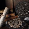 New Star Pendulum Board Wooden Dowsing Divination Metaphysical Message Plate Coaster Witchcraft Altar Supplies for Beginner
