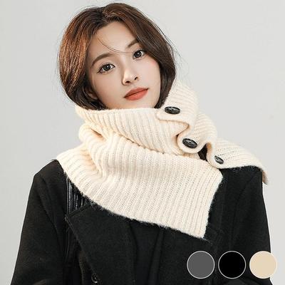 Winter Warm Thick Button Neck Warmer Muffler