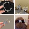 5 Pcs Rhinestone Pearl Fashion Hair Clip Hair Accessories for Women girl Headdress  Hair Cuffs Clip  Accessories  Girls Gold Silver