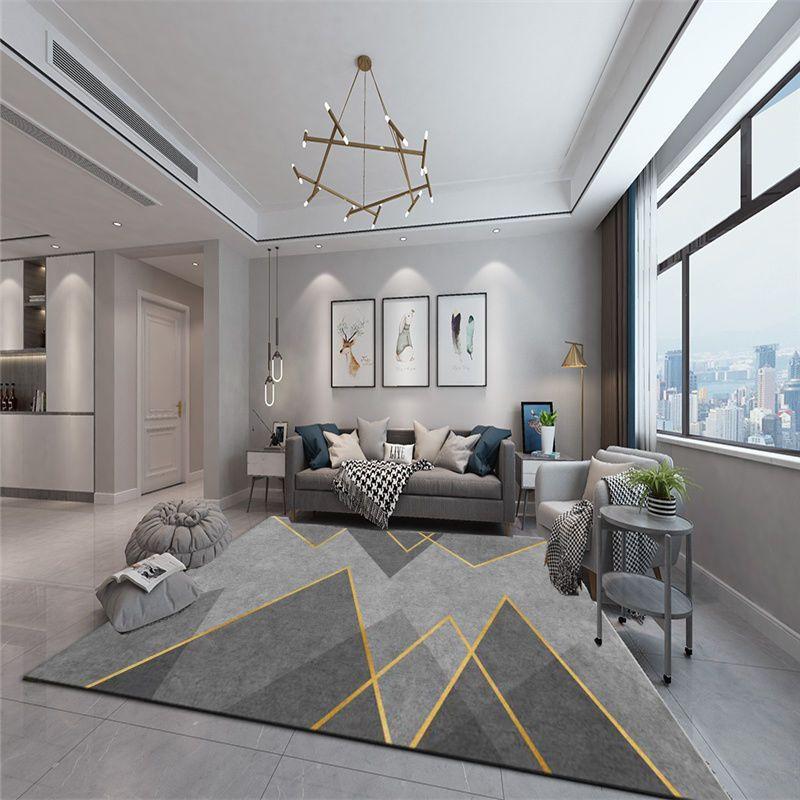 Nordic Style Modern Carpet Living Room Decoration Big Size Large Area Rugs Bedroom Children Room Decor Mat Washable Non-slip