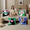 Cartoon Animal Cute Pillow Case Sofa Living Room Bedroom Double-sided Printing Square Cushion Nap Time Pillow Case