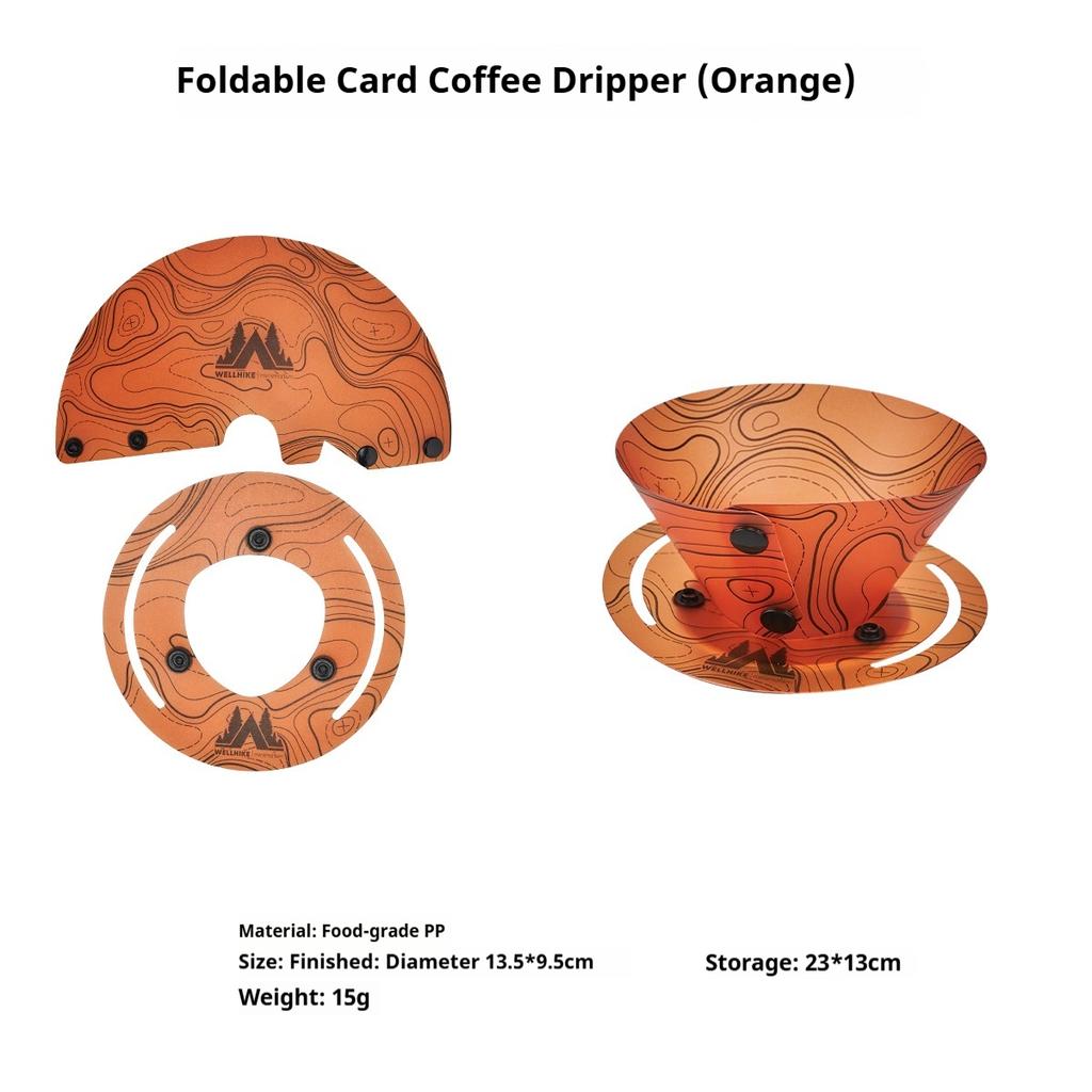 WeeHike Ultralight Portable Foldable Multi Purpose Outdoor Tableware Set Bowl Plate Coffee Filter Funnel Water Cup For Camping