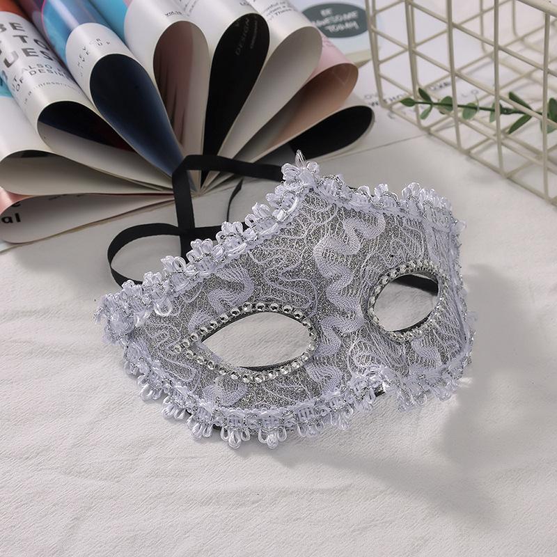 Women's Half Face Lace in for Halloween Masquerade Party Costume