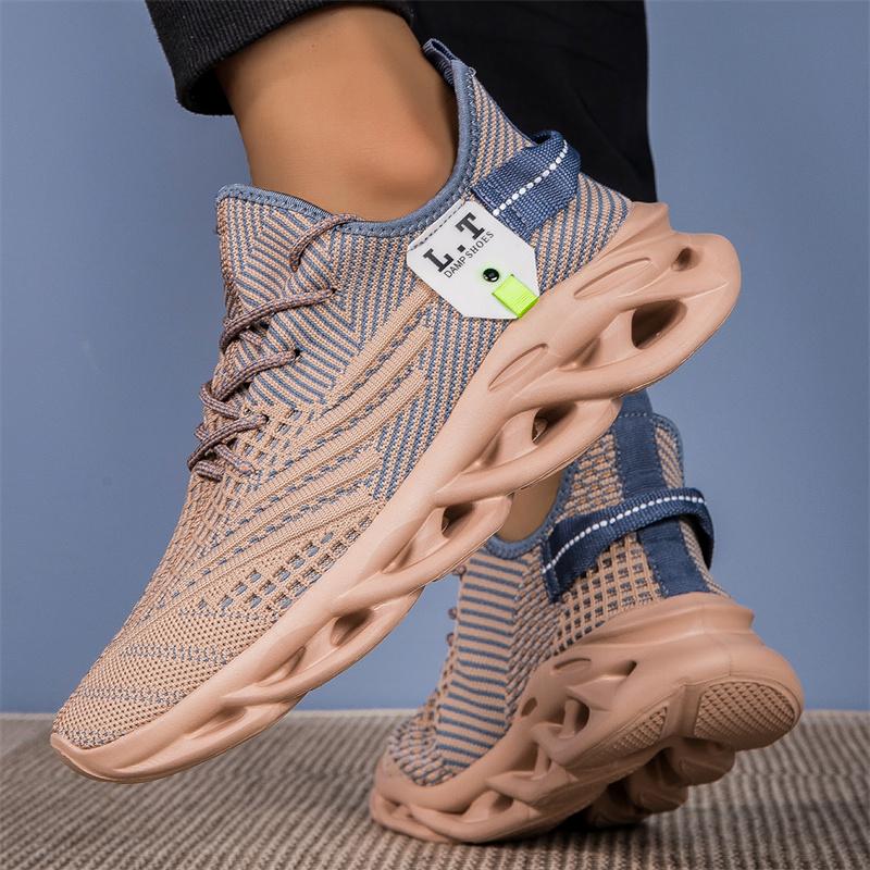 Fashion New Large Size Men's Casual Sports Shoes Outdoor Sports Thick Sole Fashion Light Anti-slip Wear Men's Casual Shoes
