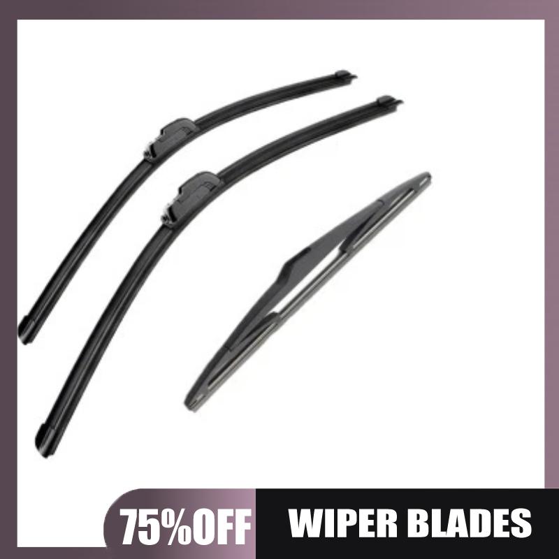Suitable for Hyundai I30 Hatch N 2018-2026 Windshield Wiper Blades 26+16+12 чёрный