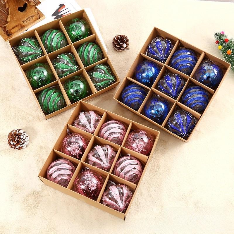 Palline di Natale con Design Elegante per Decorazioni Festive e Regali