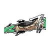 Guilty Gear Anime Eyes Vinyl Stickers, Scratch Proof PVC Car Decals, Funny Graphic Decor for Windshield & Air Conditioner