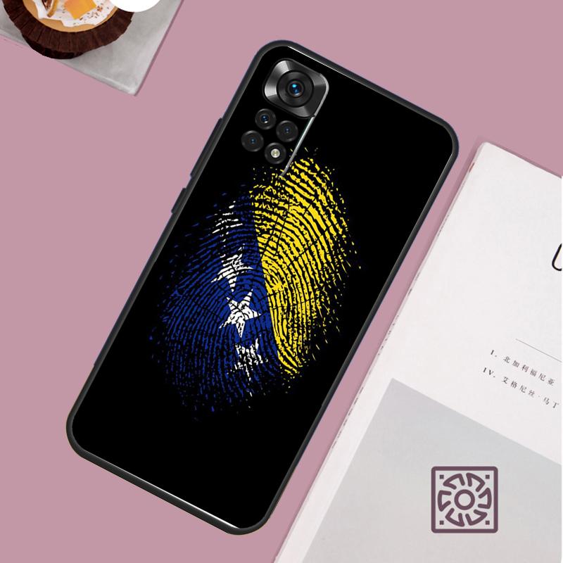 

Bosnia and Herzegovina Flag Phone Case For Redmi Note 13 Pro 12 11 10 9 8 Pro 9S 10S 11S 12S 10A 9C 10C 12C 13C Cover Redmi Note 12 Pro 5G