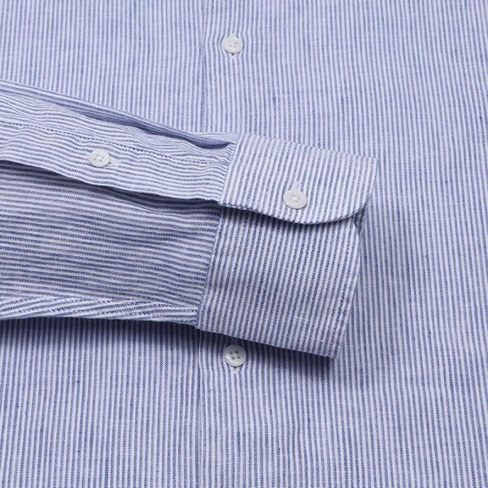 Vanbrough Luxury Linen Stretch Stripe Shirt Bossg1050 Bu 