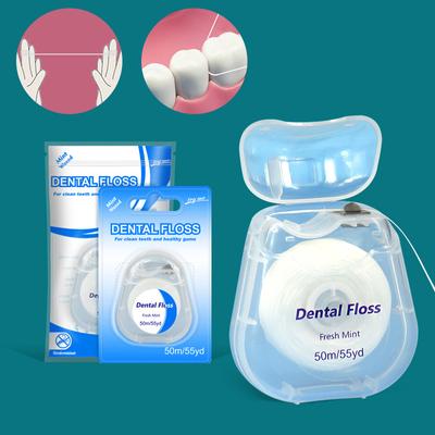 50M Portable Floss Care Picks Tooth Cleaning Tool With Case Practical Health Hygiene Supplies Oral Care