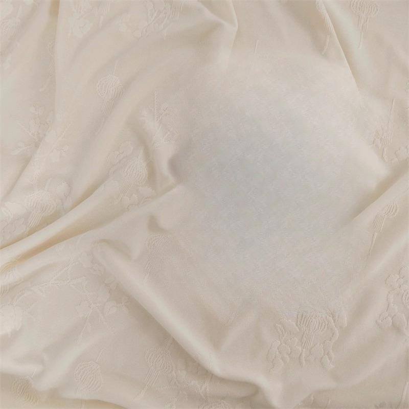 Lantern Relief Jacquard Fabric Stretch Knitted Fabric DIY Dress Hanfu Cheongsam Children's Clothes for Sewing Design Cloth