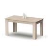 Table À Manger Extensible, Salon Ou Cuisine Pour 6-10 Personnes 77x140-195x80 Cm Briebe Opal Bois 04346