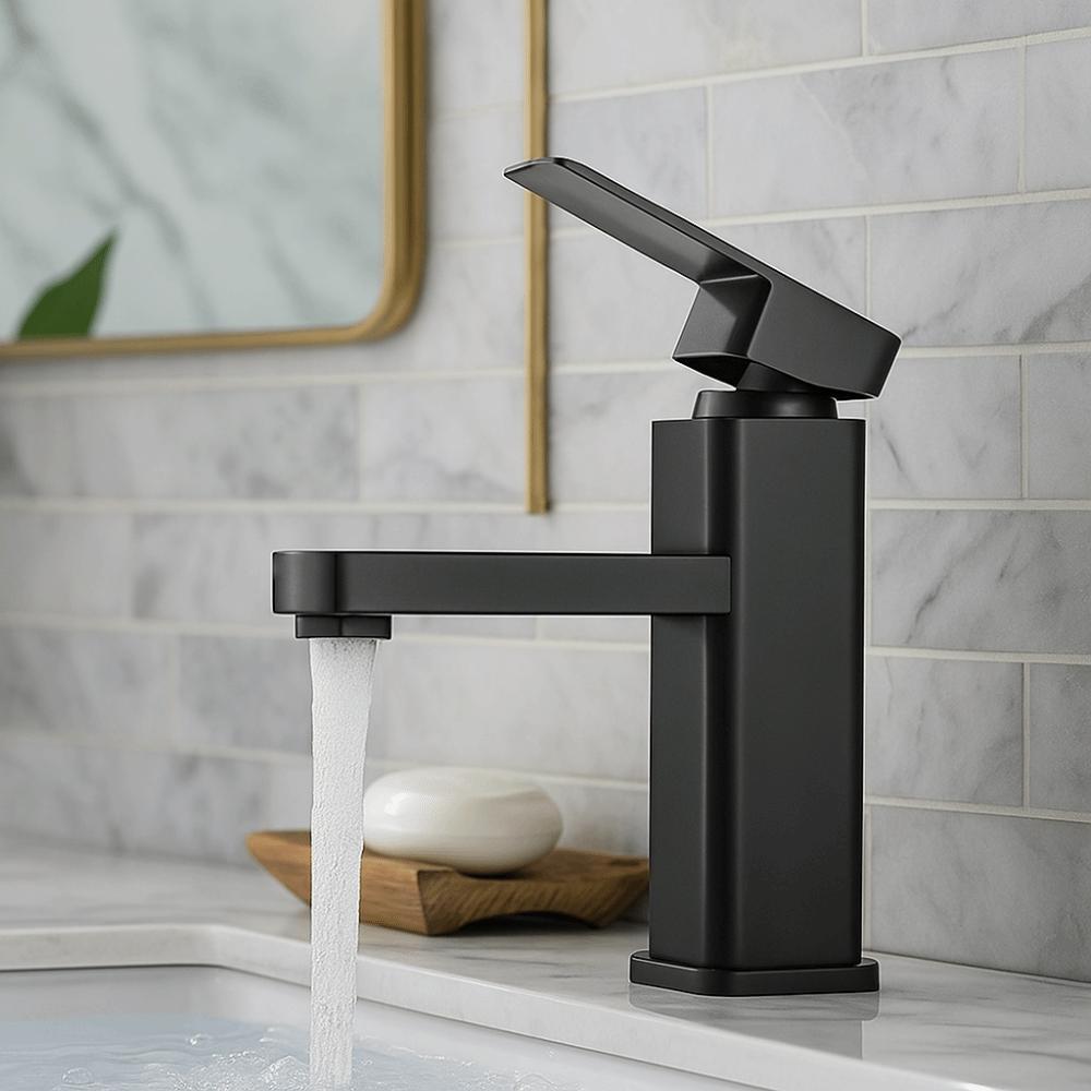 Rotary Switch Lavatory Basin Faucet Anti-Leakage Sink Faucet Kitchen Faucet Powder Room