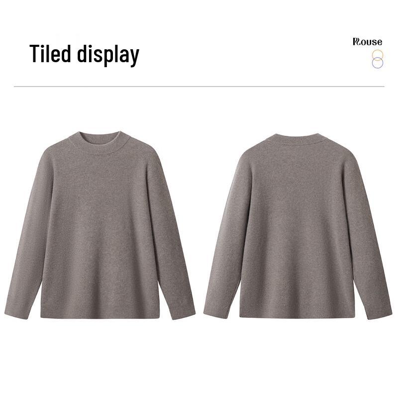 Men's Rothz Autumn/Winter Crew Neck Pure Cashmere Sweater