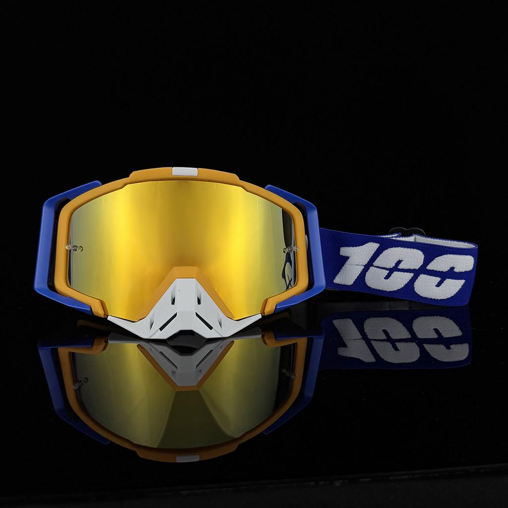 100 Motorcycle Goggles Motocross Glasses Off-road Sunglasses For Man MTB ATV Mask Windproof Protection Cycling Racing Goggles