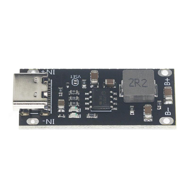High Efficiency USB Type-C High Voltage Input 3A Polymer Triple Lithium Battery Fast Charging Board IP2312 CC/CV Mode 5V To 4.2V