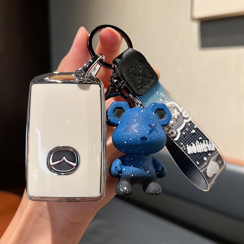 Pouzdro na klíč pro auto pro Mazda3 Kryt klíče Angsai Přezka na tahání CX4/CX5 Nový obal skořepiny Atz Cx30 Pánský a dámský High-end