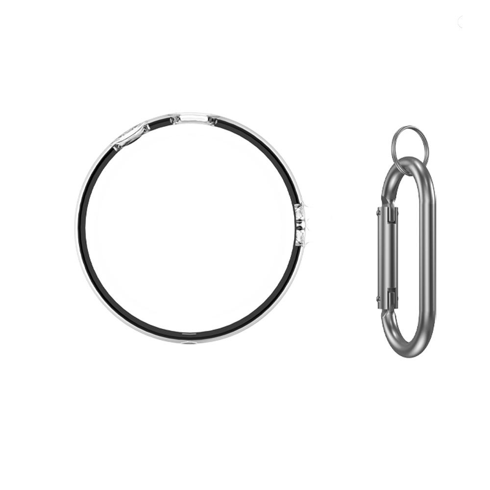TPU Protective Case Shockproof Anti-Scratch Transparent Cover With Keychain Hook Clear for Anker Soundcore Sleep A20