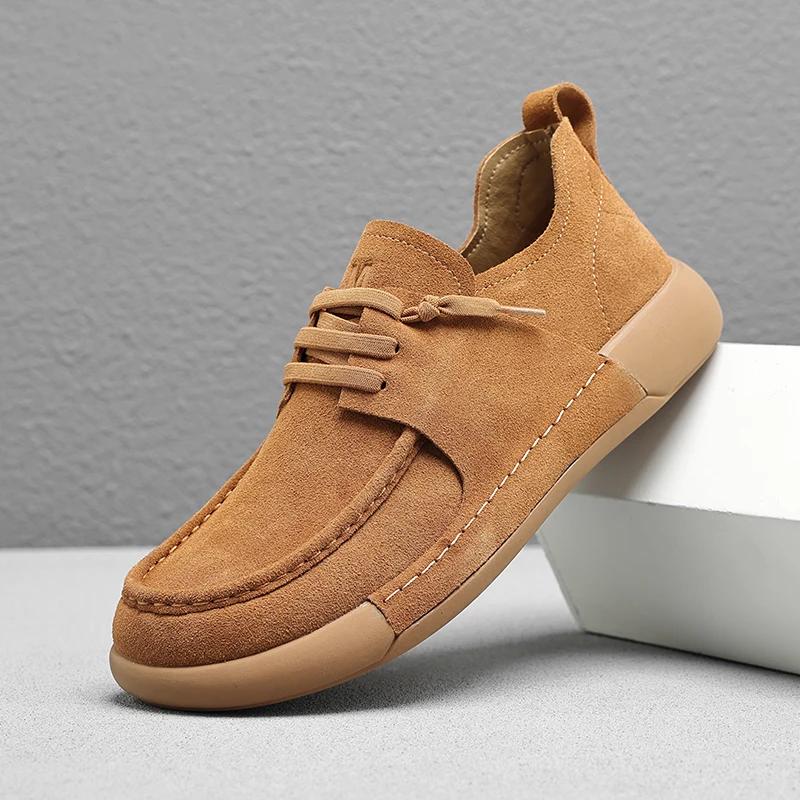 Módní podzimní zimní horké prodeje Pánské kotníkové boty Ručně vyráběné podrážky Pohodlné pánské business casual boty Kancelářské každodenní Oxfordské boty