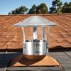 Capace de ploaie ventilate Oțel inoxidabil Priză de aer pentru perete exterior Capac protector pentru țeavă de aragaz Capac pentru hotă de evacuare a coșului de fum