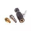 1 Set Diy Accessories 200Psi Tire Inflator Lock-On Air Chuck Dual-Jaw Designed For Schrader Valve Use No Leakage Home Garage