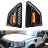 Auto Grille Voor Grille Gaas Zijventilatie Voor Land Rover Freelander 2 2006-2016 Spatbord Zijmarkeringslichten
