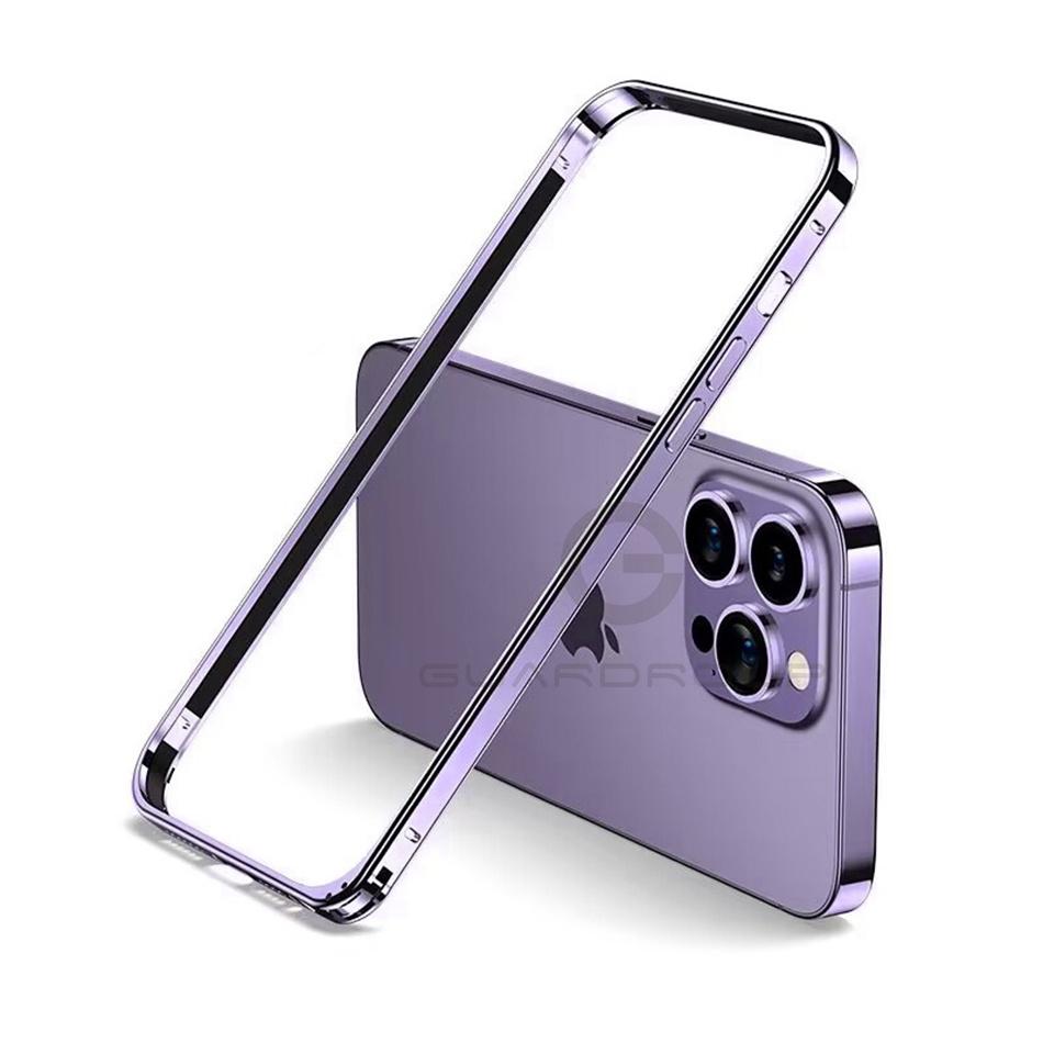 Light Alloy Bumper Case For For Iphone 12 13 14 Plus 1 16 17 Pro Max Thin Aluminum Metal Frame Protective Back Acccessories