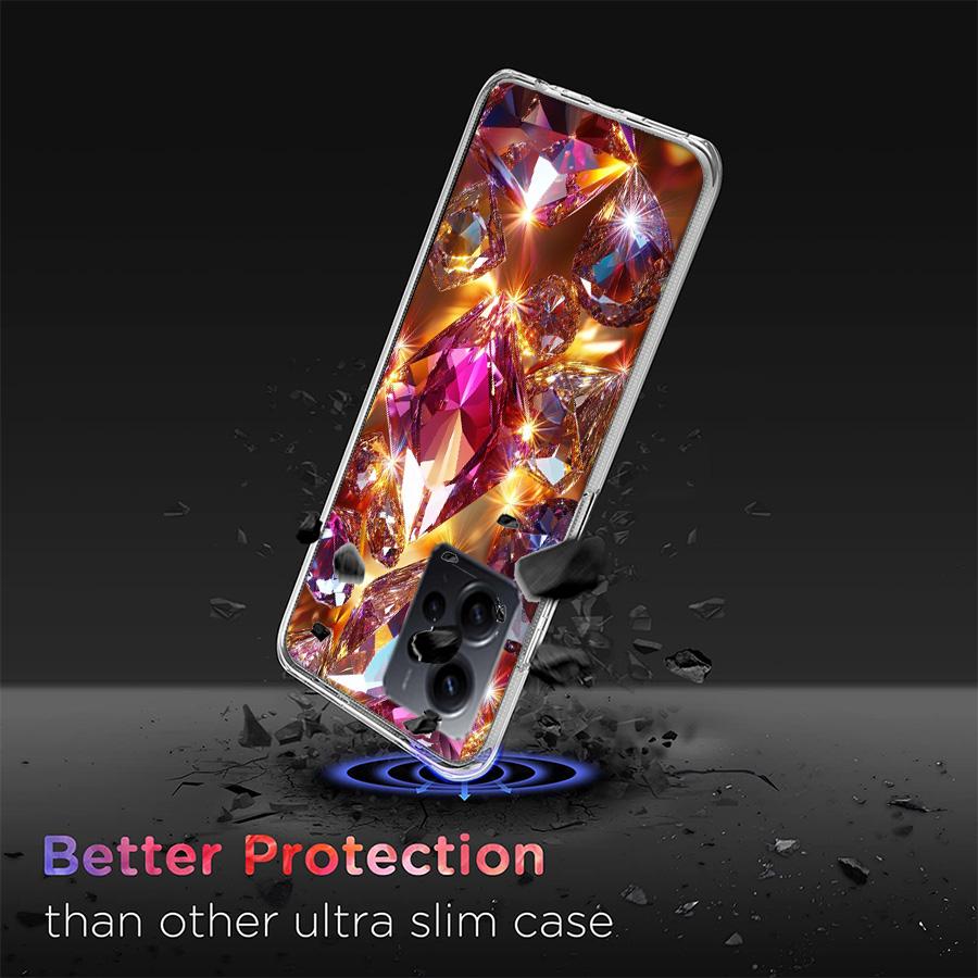 Shining and Dazzling Diamond Gemstones Phone Case For Redmi 12 13C 12C 15C 9 10 10C Note 13 Pro Plus 14 15 Pro 9T 9C 9A TPU Soft