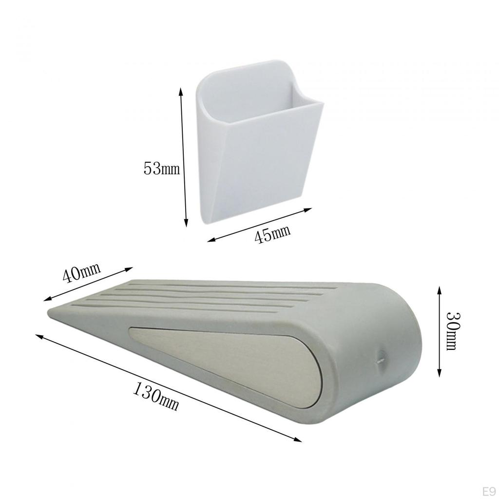 Door Stop Wedge, Lightweight Holder, Non-slip Protection, for Office, Bedroom, Hotel,