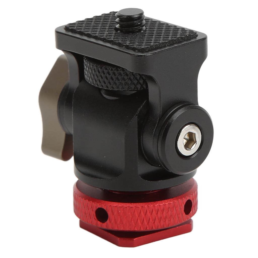 Mini Tripod Ball Head Cold Shoe Adapter for Mounting Camera Monitor Flash LED Fill Light