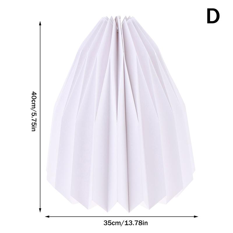 Creative Paper Lantern Shade Nordic Style Folding Pendant Light Art Shade Decorative Light Cover For Living Room Decor