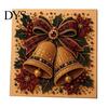 Kit de Arte de Perlas Artificiales para Principiantes, Kit de Pintura de Navidad, Proyecto Creativo de Manualidades de Invierno 3D DIY para Adultos, Festivo