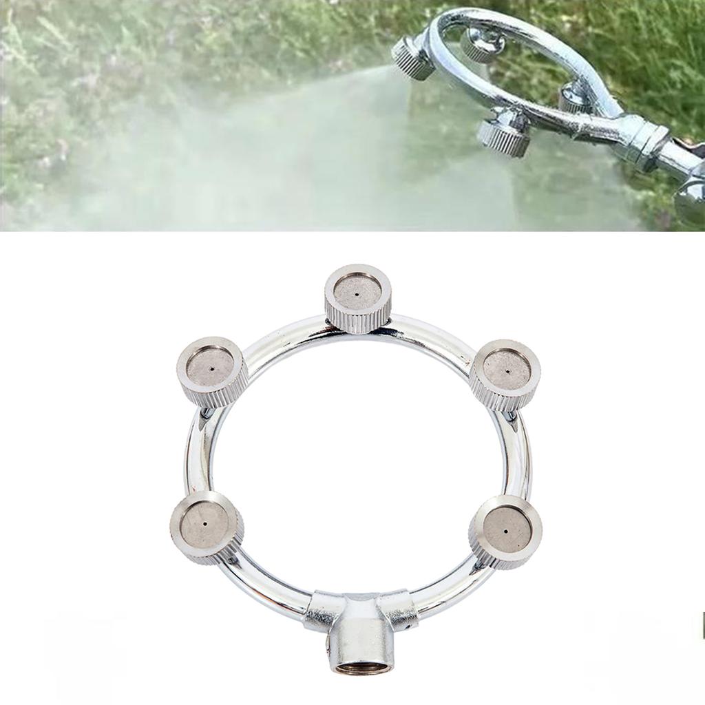 High Pressure Misting Spray Nozzle Fit for Cooling and Humidifying Indoor Environment Stainless Steel Easy Installation