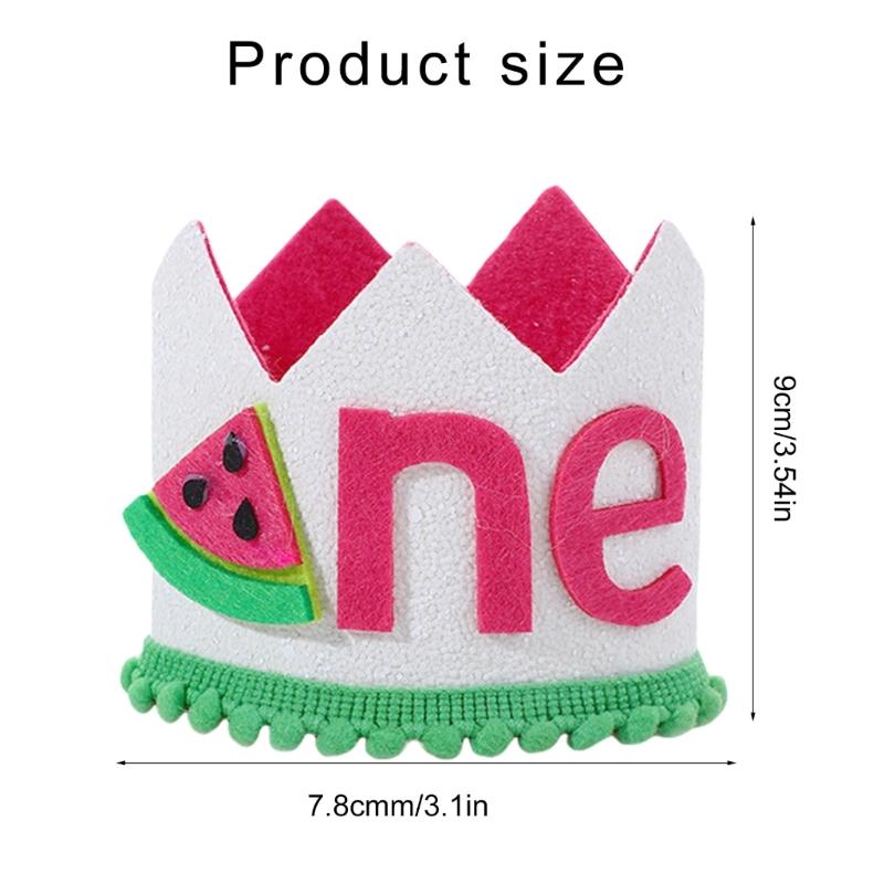 Comfortable First Birthday Party Hat Unisex Baby First Birthday Party Hat Beautiful Baby Hat for Parties Favor