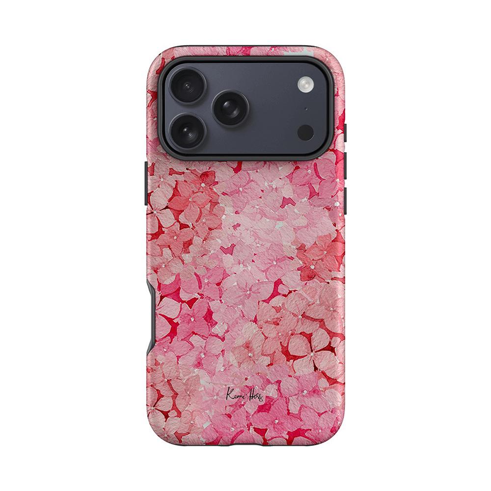 

Luxury Clmj BLUE-HYDRANGEA Phone Case for iPhone 17 17e 16e 16 15 14 13 12 11 X XS XR XSMAX Air Pro Max Plus Double-layer Cover iPhone 15 Plus