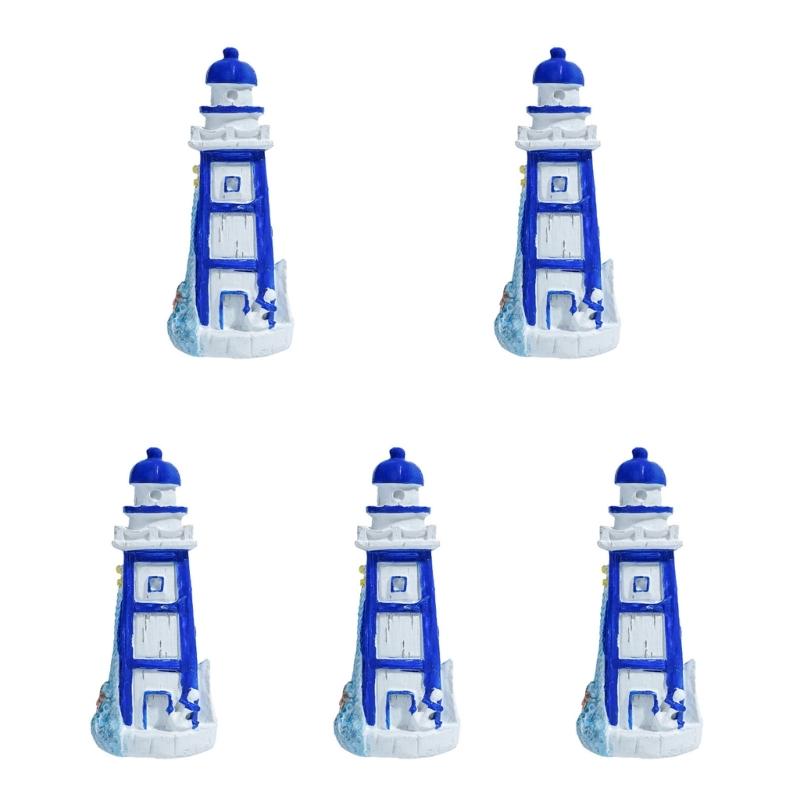 Aquariums Landscape Lighthouse Resins Aquariums Decorations Art Crafts Terrarium Habitat Ornaments Photo Props