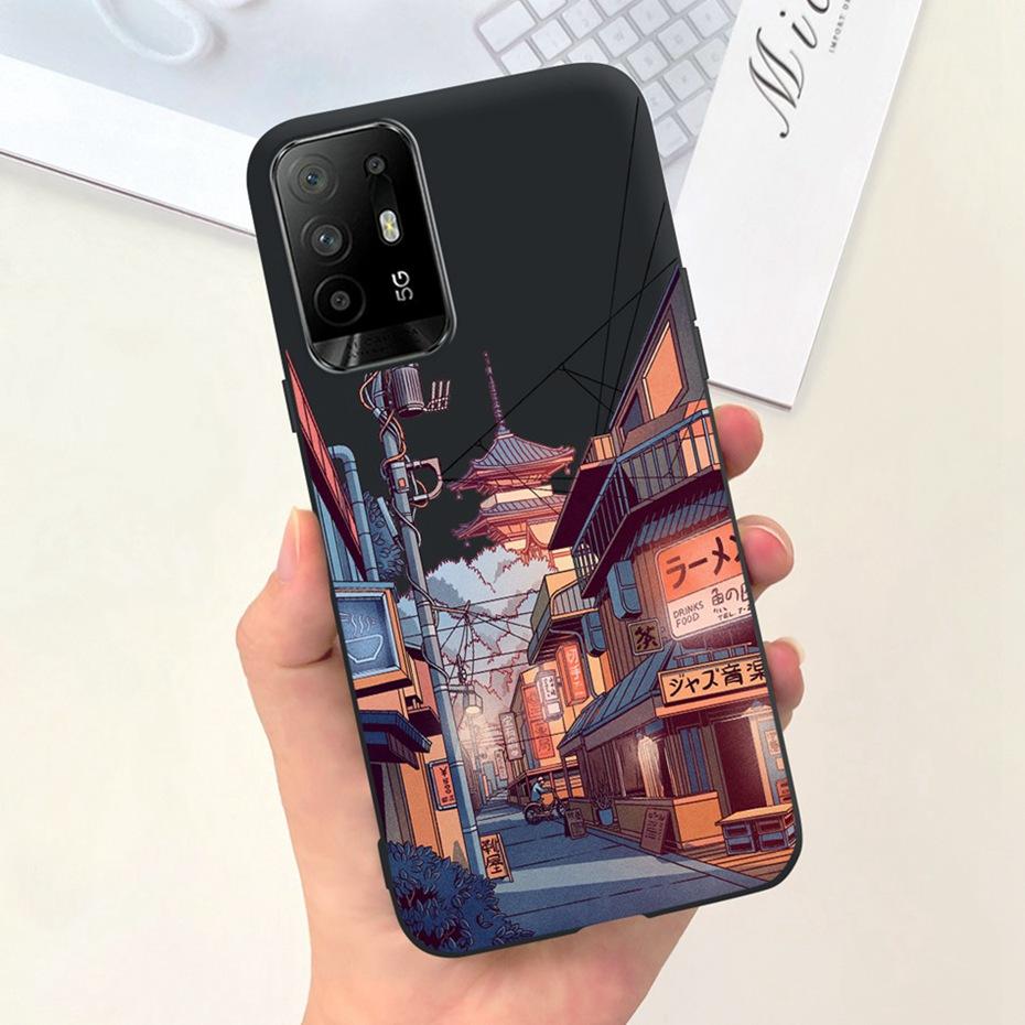 

Fashion Case For OPPO Reno5 Z CPH2211 Soft Silicon Shockproof Protective Cover For Oppo Reno 5Z 5G Phone Cases OPPO Reno5 Z