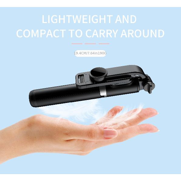 Cell Phone Selfie Stick Tripod Extendable Selfie Stick All-In-1 Smartphone Tripod Stand With Wireless Remote 360°Rotation