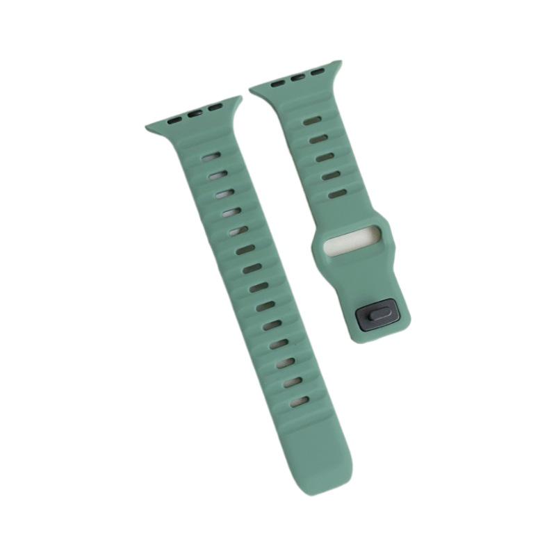 

Спортивный ремешок Apple Silicone S9 King Kong с квадратной пряжкой для iWatch 4-9, SE, Ultra 2 Large (42/44/45/49mm)