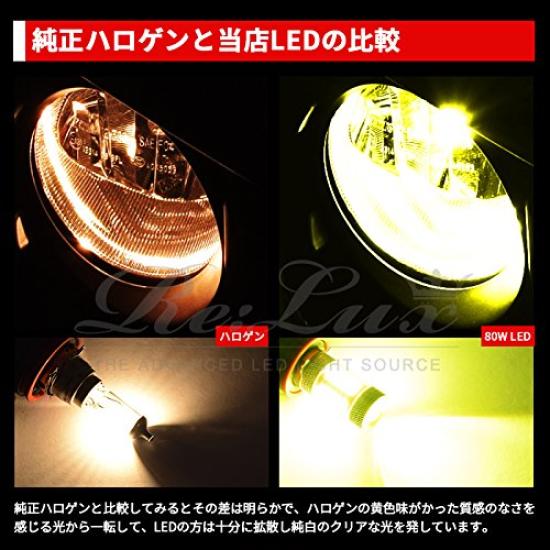 Sparkling Yellow PSX26W Yellow LED Fog Bulbs Set of 2 for Hiace 200 Series 3rd Generation Late Model 4th Generation LED Fog Bulbs Style!