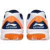 New LiNing Slip Resistant, Abrasion Resistant, Breathable, Lightweight Low Top Badminton Shoes Unisex White Ice Orange AYTS061-1